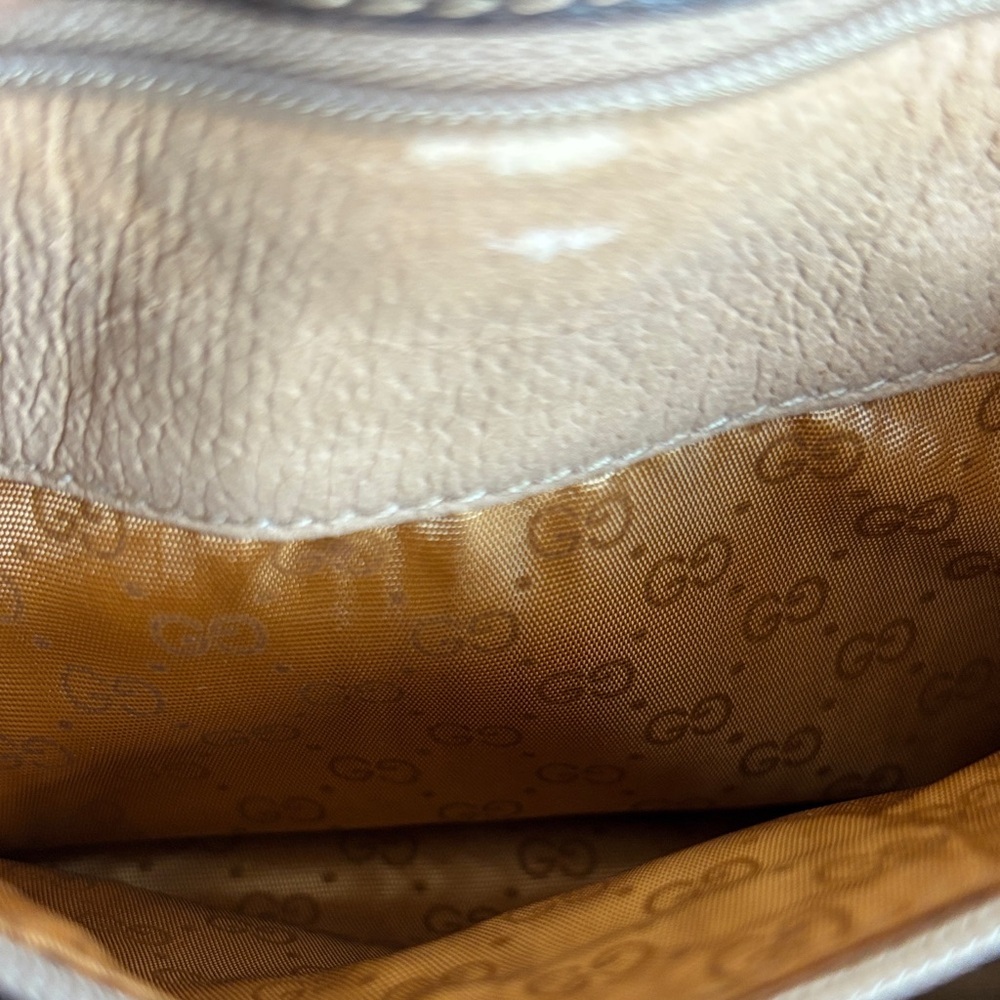 Gucci Canvas GG Guccissima Brown Patterned Envelope Messenger Bag - Picture 4 of 11